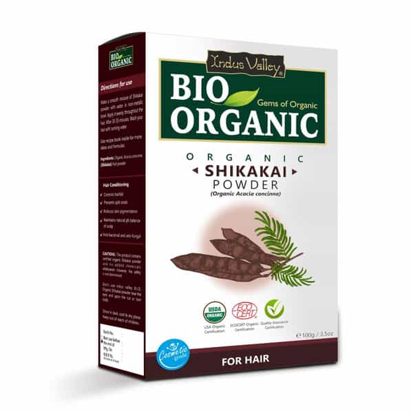 Indus Valley Bio Organic Shikakai Powder For Hair Care - 100G