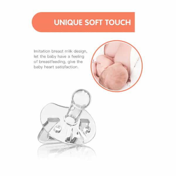 Buddsbuddy Combo Of 2 Silicone Baby Pacifier Bb7224