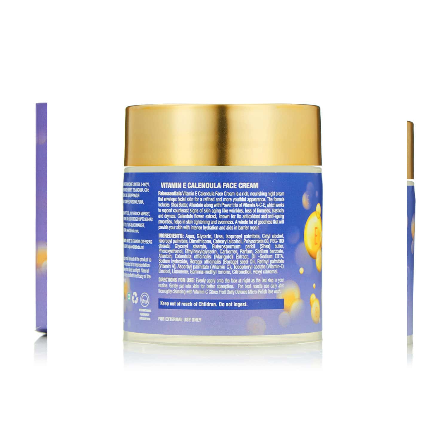 Buy FABESSENTIALS VITAMIN E CALENDULA NIGHT CREAM 50 GM Online & Get