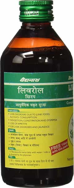 Baidyanath Liverol Syrup - 2 In 1 - 330 Ml