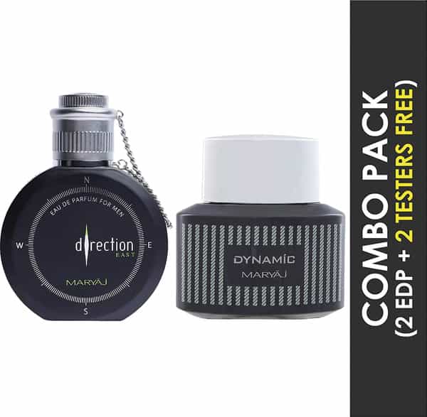 Maryaj Direction East Edp 100Ml For Men & Dynamic For Him Edp 100 Ml Pack Of 2