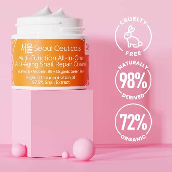 Seoul Ceuticals Multi Function Allinone Snail Repair Cream 60 Ml