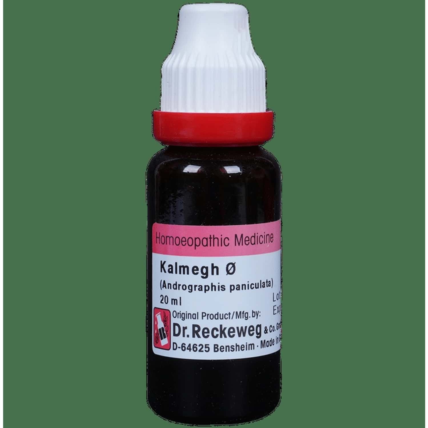 Dr. Reckeweg Kalmegh Mother Tincture Q 20 Ml
