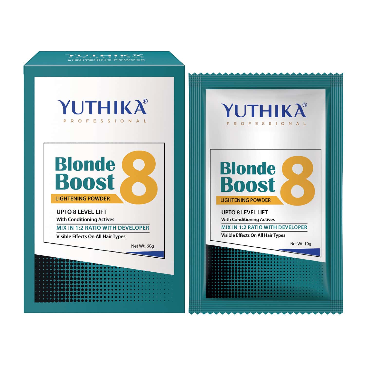 Yuthika Professional Blonder Powder For Hair 60gm Multi Techniques Hair Lightning Powder