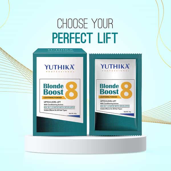 Yuthika Professional Blonder Powder For Hair 60Gm Multi Techniques Hair Lightning Powder