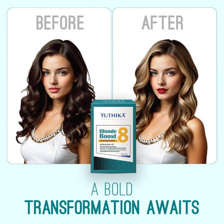 Yuthika Professional Blonder Powder For Hair 60gm Multi Techniques Hair Lightning Powder