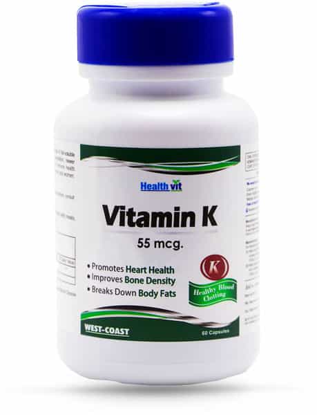 Healthvit Vitamin K 55 Mcg - 60 Capsules