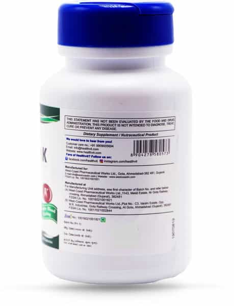 Healthvit Vitamin K 55 Mcg - 60 Capsules
