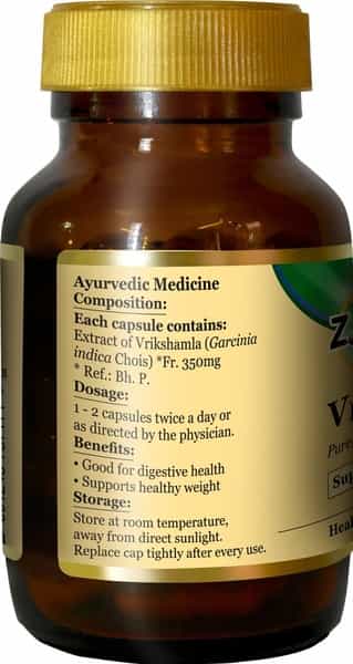 Zandu Vrikshamla Ayurvedic Veg Capsules - 60'S