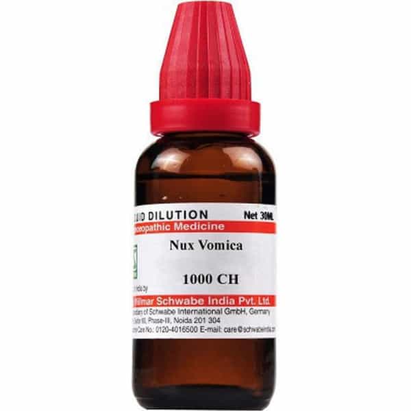 Dr. Willmar Schwabe India Nux Vomica 1000Ch Liquid (30 Ml)
