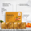 Nutriglow Natural's Advance Pro Formula Papaya Facial Kit & Gold Kesar Facial Kit 60Gm