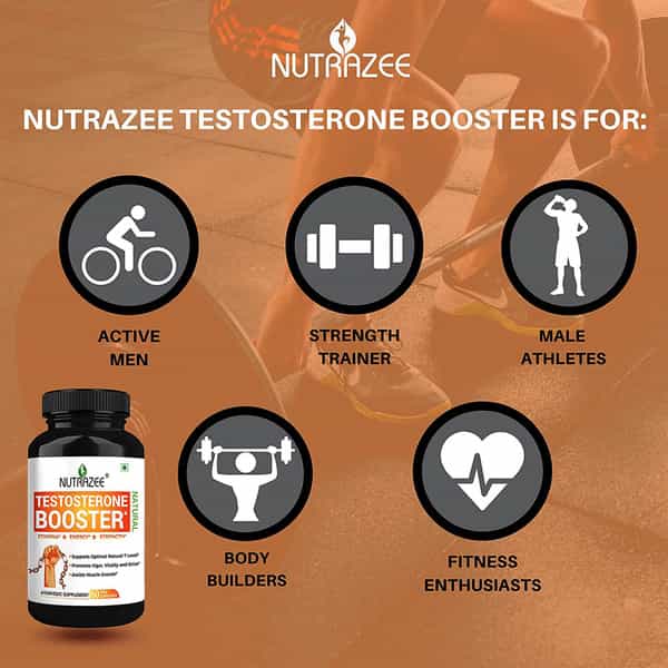 Nutrazee Testosterone Booster 60 Vegan Capsules
