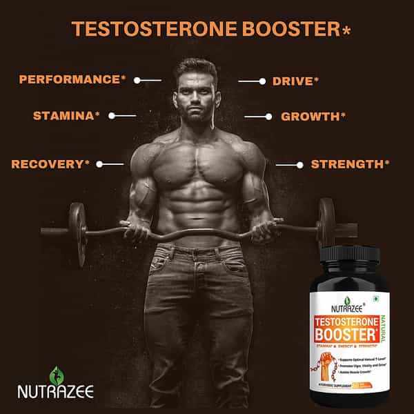 Nutrazee Testosterone Booster 60 Vegan Capsules