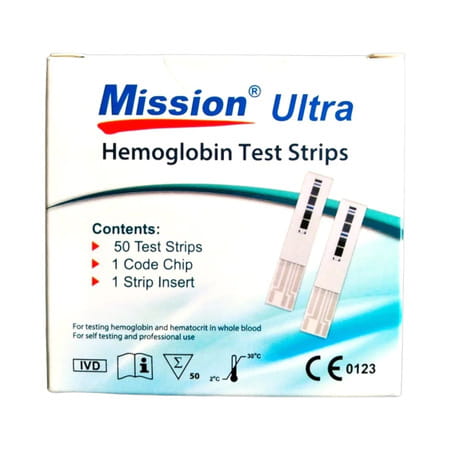 Mission Ultra Hemoglobin Strips