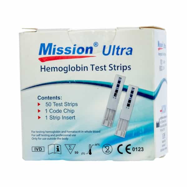 Mission Ultra Hemoglobin Strips