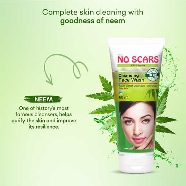 No Scars Neem Face Wash 60Ml | Pack Of 3