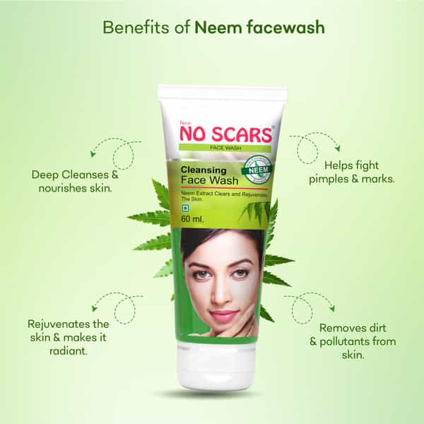 No Scars Neem Face Wash 60Ml | Pack Of 3