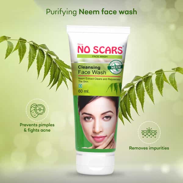 No Scars Neem Face Wash 60Ml | Pack Of 3