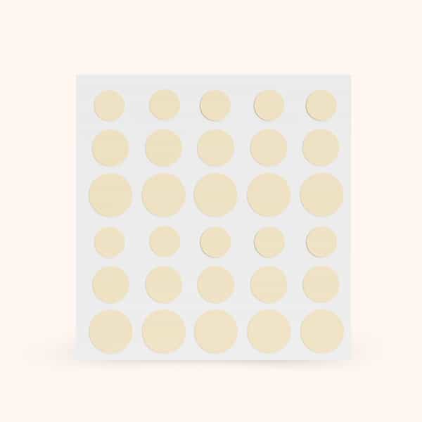 Furr By Pee Safe Hydrocolloid Acne Relief Patches | Reduces Acne And Blemishes | 30 Patches | Peach