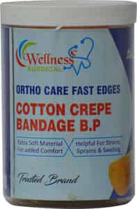 Wellness Surgical Crepe Bandage 8 Cm * 3 Mts
