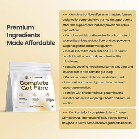 Nutrazen Complete Gut Fiber - 30n