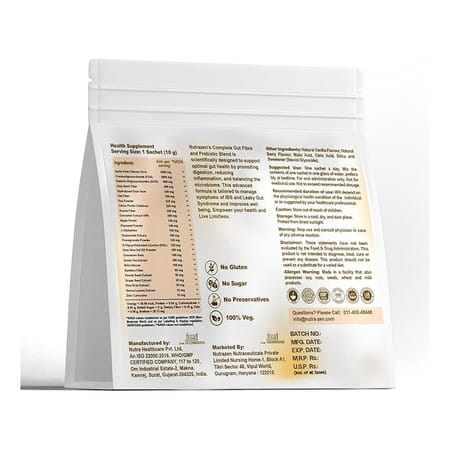 Nutrazen Complete Gut Fiber - 30n