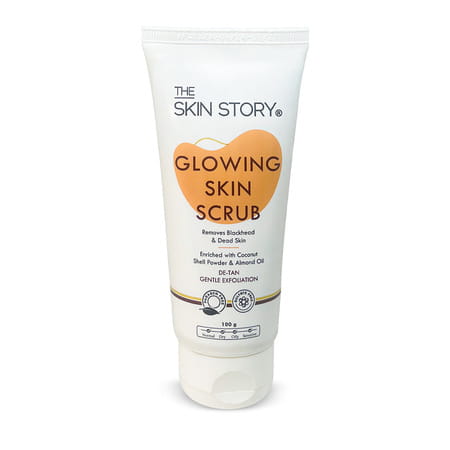 The Skin Story Glowing Skin Scrub With Almond Oil 100g