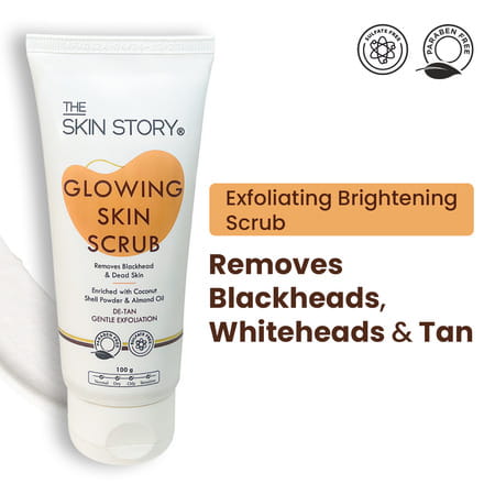 The Skin Story Glowing Skin Scrub With Almond Oil 100G