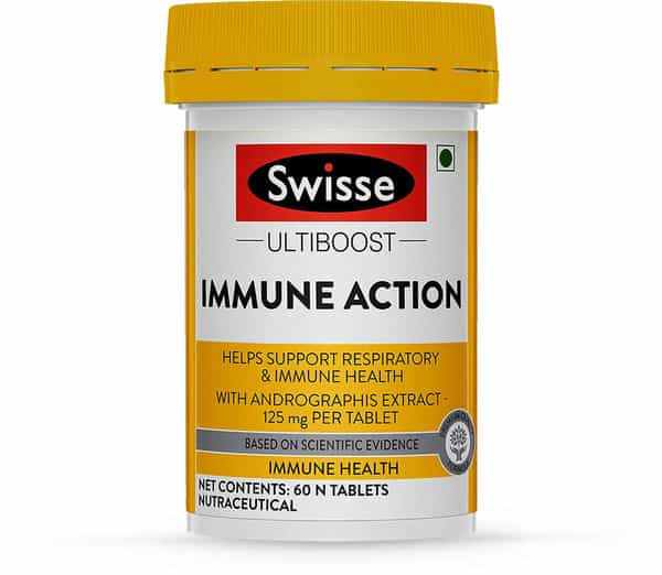 Swisse Ultiboost Immune Action - Support Respiratory & Immune Health - 60 Tablets