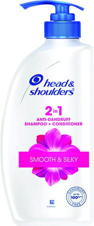 Head & Shoulders 2in1 Antidandruff Shampoo And Conditioner Smooth And Silky Shampoo 650 Ml