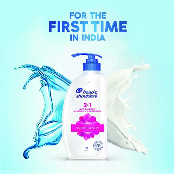 Head & Shoulders 2In1 Antidandruff Shampoo And Conditioner Smooth And Silky Shampoo 650 Ml