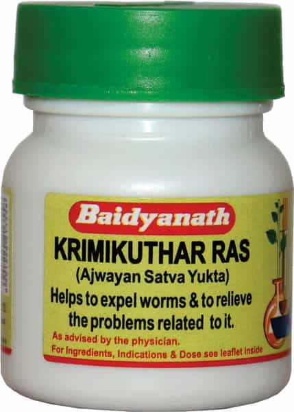 Baidyanath Asli Ayurved Krimikuthar Ras 40 Tablets (Pack Of 3)
