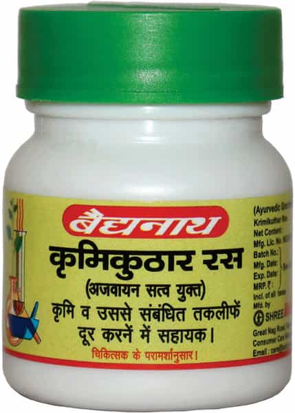 Baidyanath Asli Ayurved Krimikuthar Ras 40 Tablets (Pack Of 3)