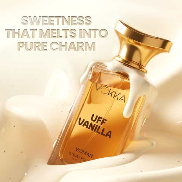 Vokka Uff Vanilla Perfume For Woman 100Ml | Luxury Long Lasting Eau De Parfum