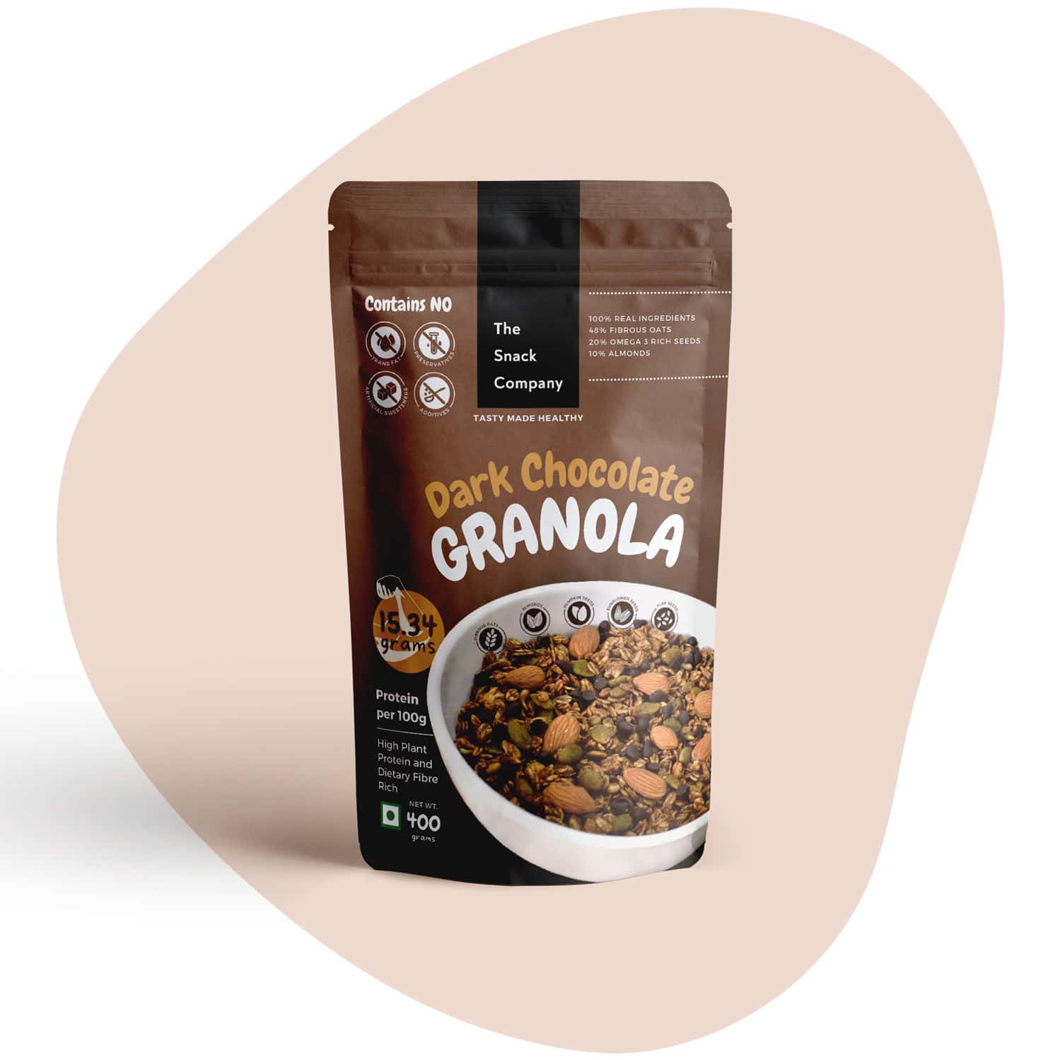 The Snack Company Dark Chocolate Granola - 400gm