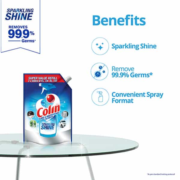Colin Glass Cleaner Refill - 1 L