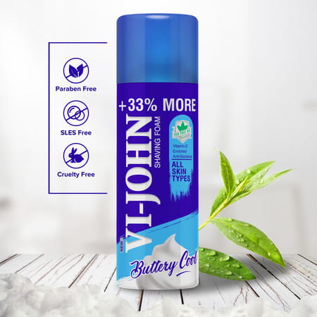 Buy VI-JOHN SHAVING FOAM ALL TYPE SKIN 400G COBRA EAU DE PERFUME