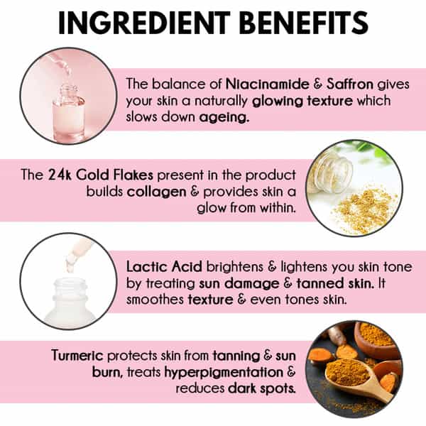 Auli Magic Potion Gold Niacinamide 24K Gold Aloevera Non-Sticky Acne Removing Skin Glowing Gel -60Gm