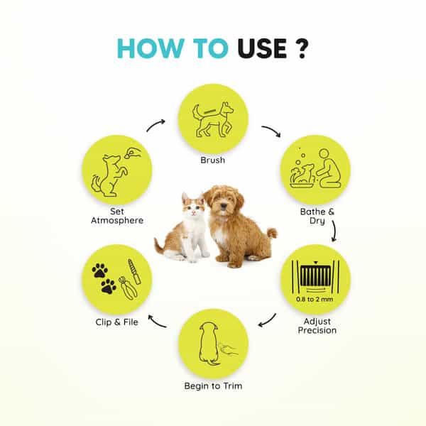 Letsshave Ez-Wizzy Pet Trimmer For Dogs & Cats