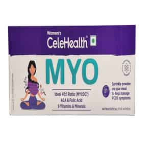 Celehealth Myo Nutraceutical Powder For Women To Help Manage Pcos Symptoms Sachet 4 Gm