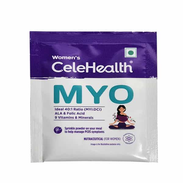 Celehealth Myo Nutraceutical Powder For Women To Help Manage Pcos Symptoms Sachet 4 Gm