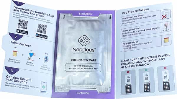 Neodocs Maternity Wellness |Instant Urine Test Kit | Track Protein Glucose| Blood|Other Parameters