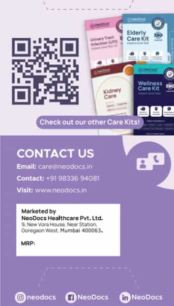 Neodocs Maternity Wellness |Instant Urine Test Kit | Track Protein Glucose| Blood|Other Parameters