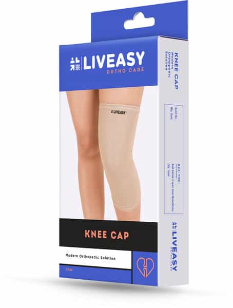 Liveasy Ortho Care Knee Cap (Pair) - Modern Orthopedic Solution - Xxl