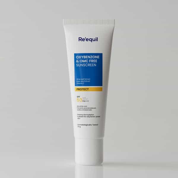 Re'equil Oxybenzone Free Sunscreen Spf 50 For Oily | Acne Prone Skin 50Gm