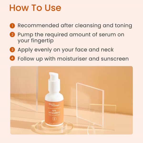 Earth Rhythm 10% Vitamin C Face Serum - 30 Ml