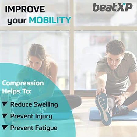 Beatxp By Pristyn Care - Ankle Support For Men (Pack Of 2)(M)