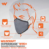 Wildcraft Supermask W95+ Reusable Outdoor Respirator Mask Anti-Bacterial Anti-Pollution L Grey