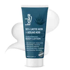 Bake 10% Lactic + Azelaic Body Lotion For Exfoliation & Brightening (200ml)