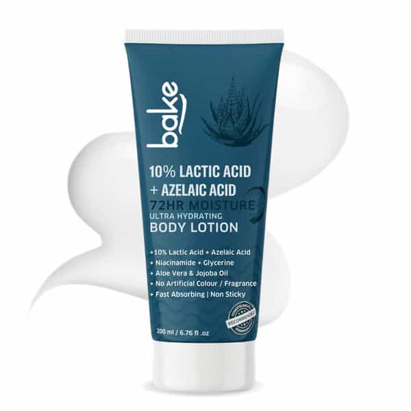 Bake 10% Lactic + Azelaic Body Lotion For Exfoliation & Brightening (200Ml)